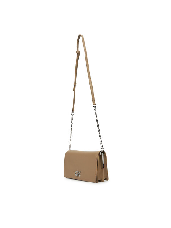 Calvin Klein Дамска чанта Calvin Klein Ck Mini Chain Bag K60K612806 Бежов
