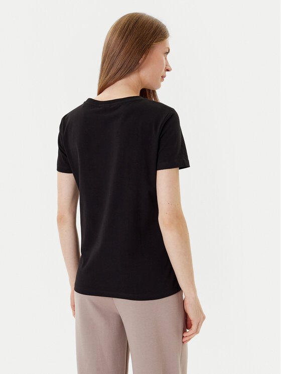 Guess Guess Marškinėliai V5YI08 J1314 Juoda Regular Fit