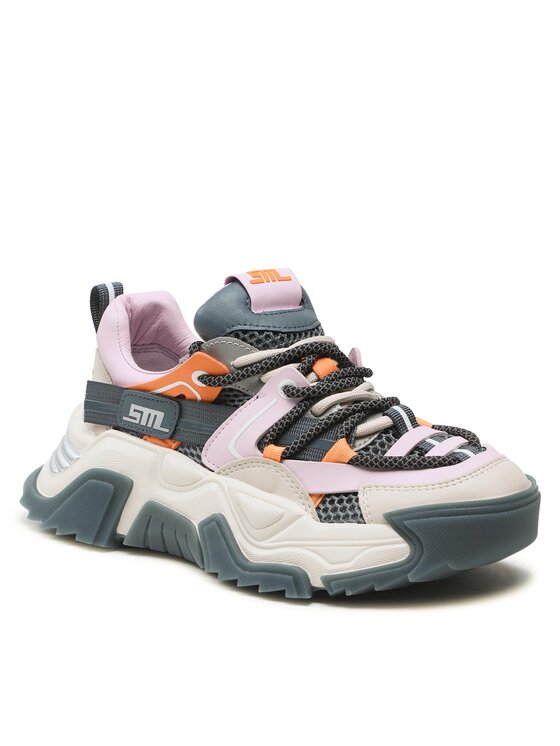 Steve Madden Snīkeri Steve Madden Kingdom Sneaker SM11002519 SM11002519-82C Bēšs