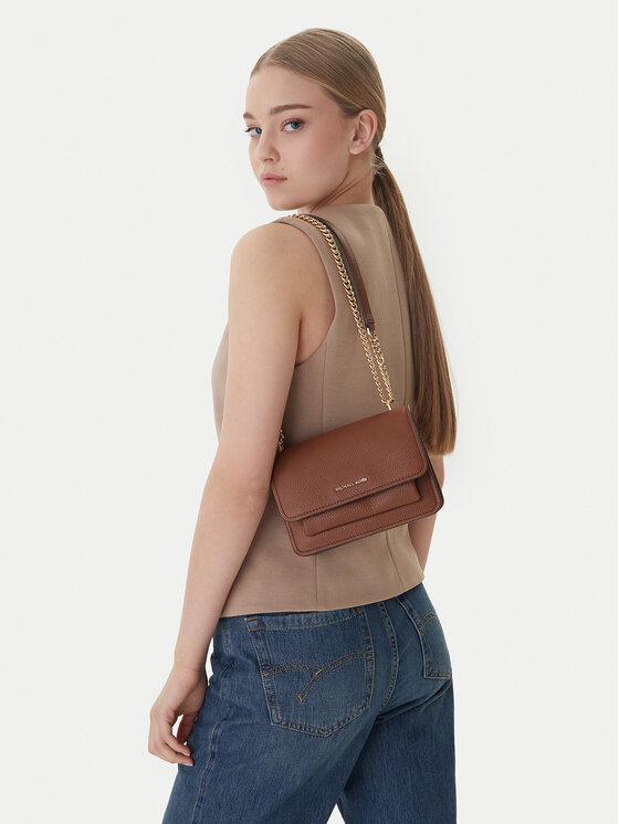 Geantă MICHAEL Michael Kors Claire 32T4GC7C1T Maro | Epantofi.ro