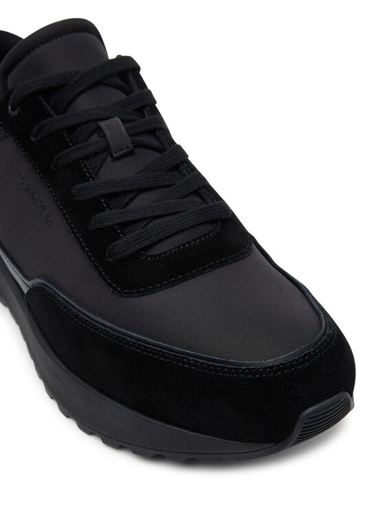 Calvin Klein Sneakersy Calvin Klein Low Top Lace Up Repreve Mix HM0HM01714 Czarny