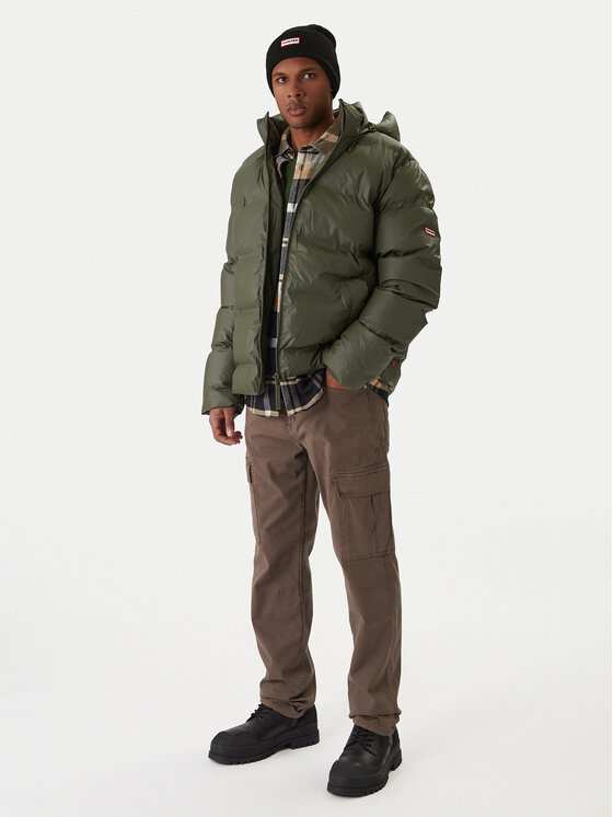 Hunter Hunter Zimska jakna Wiley HARM0021252 Zelena Regular Fit