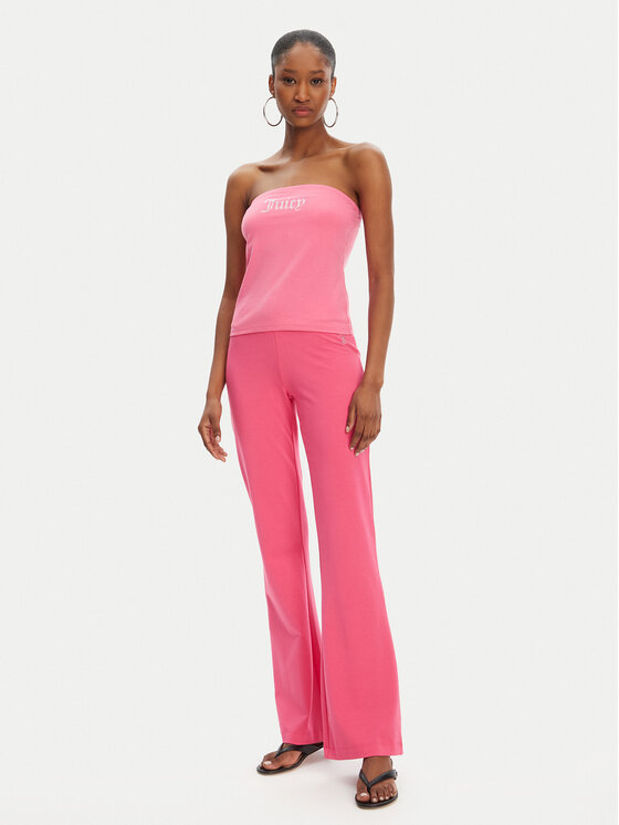 Juicy Couture Juicy Couture Топ Babey JCWCT23310 Рожевий Slim Fit
