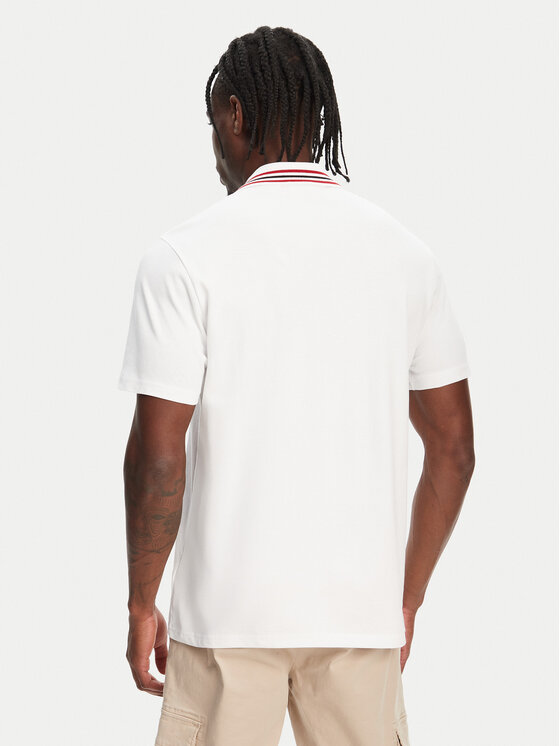 Hunter Hunter Поло Noris SS HARM0037242 Білий Regular Fit