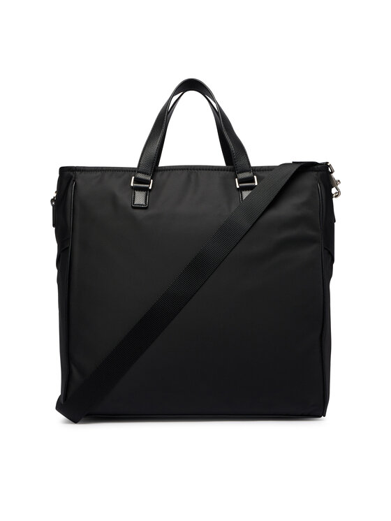 Calvin Klein Soma Calvin Klein Ssnl Raised Logo Tote LV04D3502G Melns