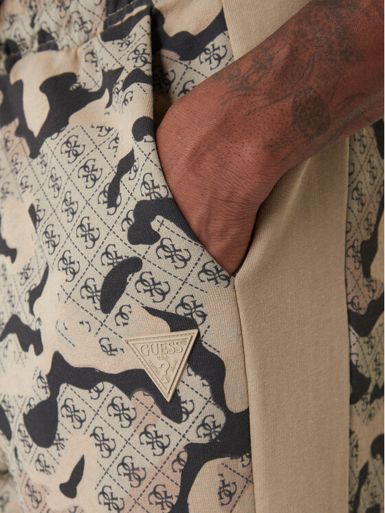Guess Guess Pantalones de chándal Z6RB02 K9YI1 Beis Regular Fit