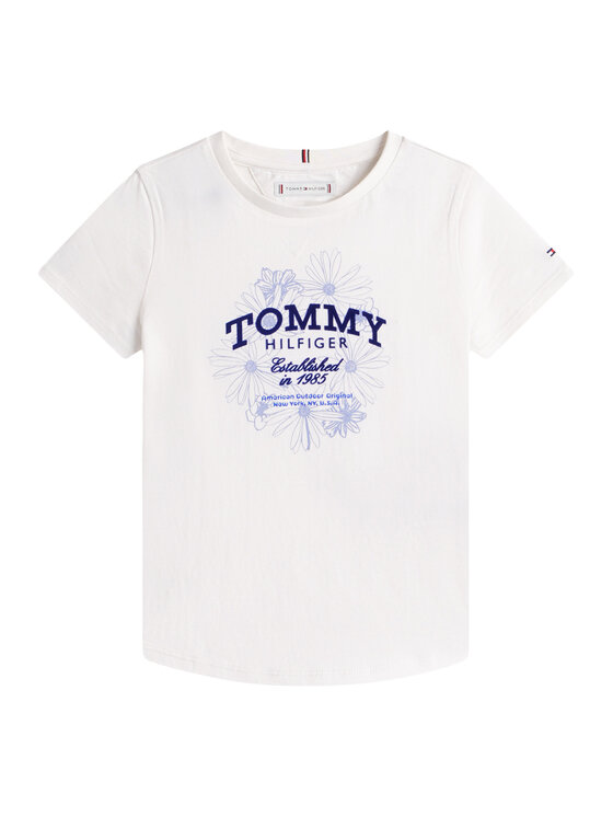 Tommy Hilfiger Tommy Hilfiger Camiseta KG0KG09257 Blanco Regular Fit