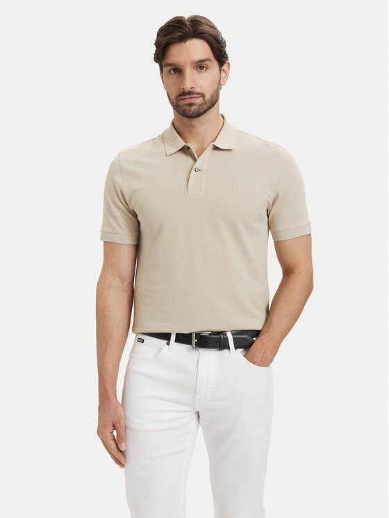 BOSS BOSS Polo Pallas 50553564 Beis Regular Fit