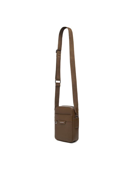Lacoste Мъжка чантичка Lacoste NH5047OI Кафяв