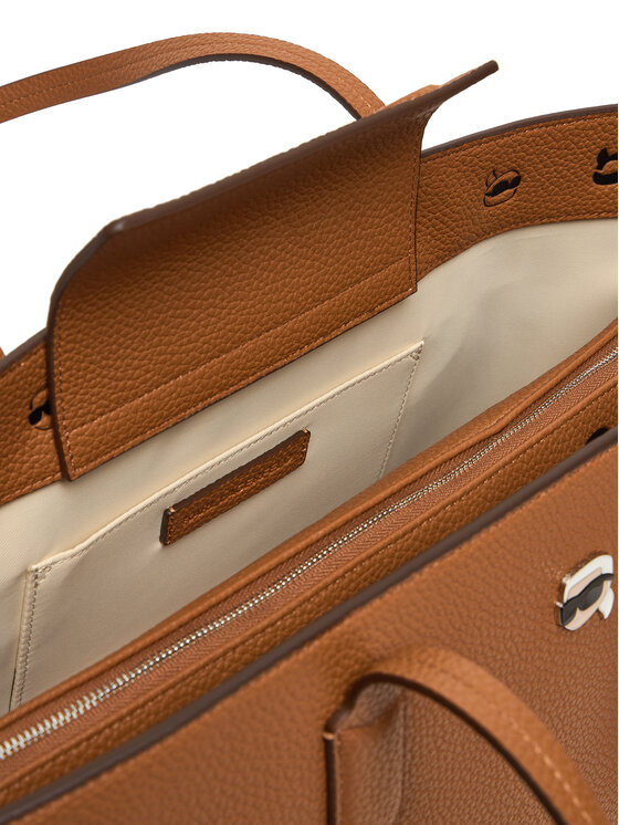 KARL LAGERFELD Kabelka KARL LAGERFELD A4W30002 Hnedá