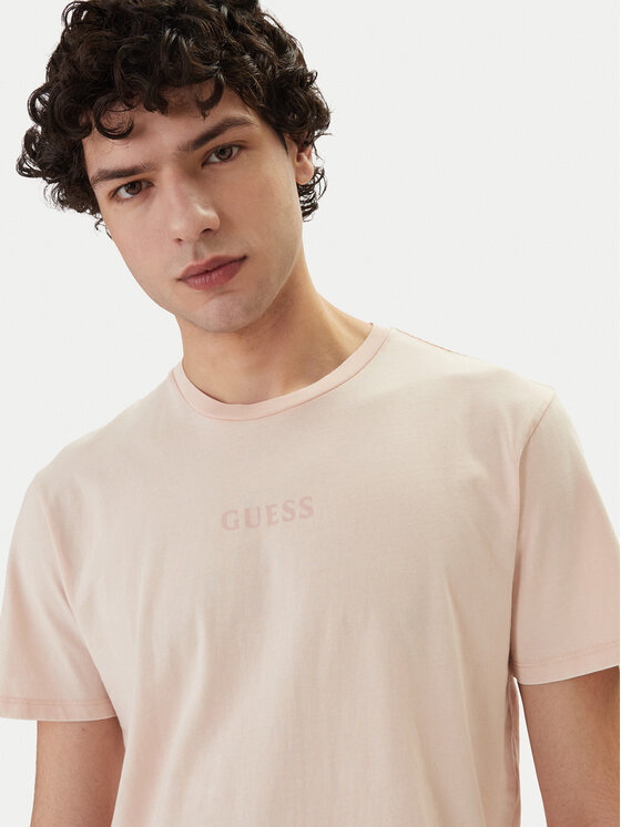Guess Guess Футболка M6GI27 K3249 Рожевий Regular Fit