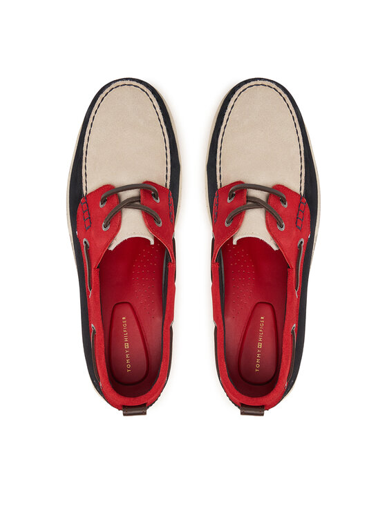 Tommy Hilfiger Mokasyny Tommy Hilfiger Light Sde FM0FM05747 Kolorowy