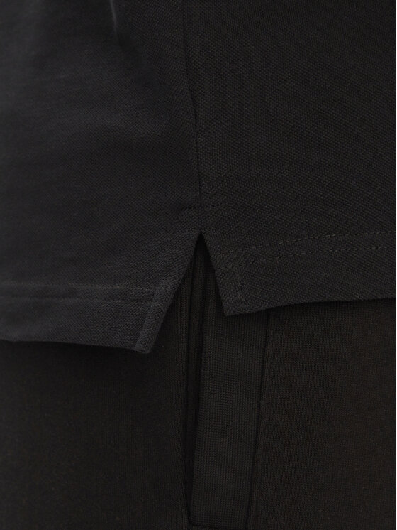 adidas adidas Поло Essentials Small Logo JE9023 Чорний Regular Fit