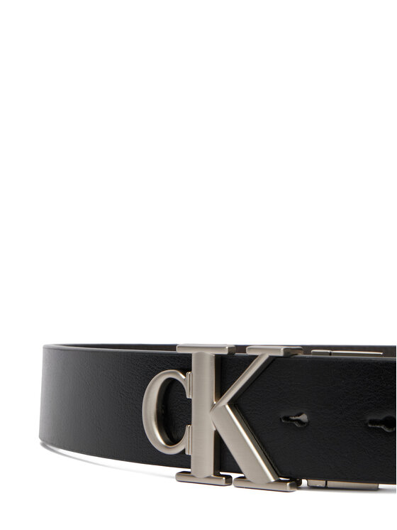 Calvin Klein Ζώνη Calvin Klein Ck Buckle Tumbled 35Mm Adj/Rev LV04D7049G Μαύρο