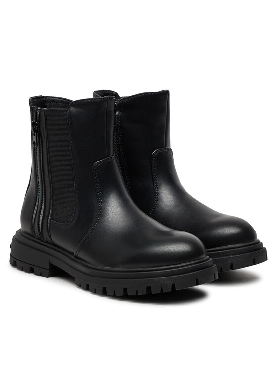 Calvin Klein Jeans Polokozačky Calvin Klein Jeans Chelsea Boot V3A5-81019-1355 S Černá
