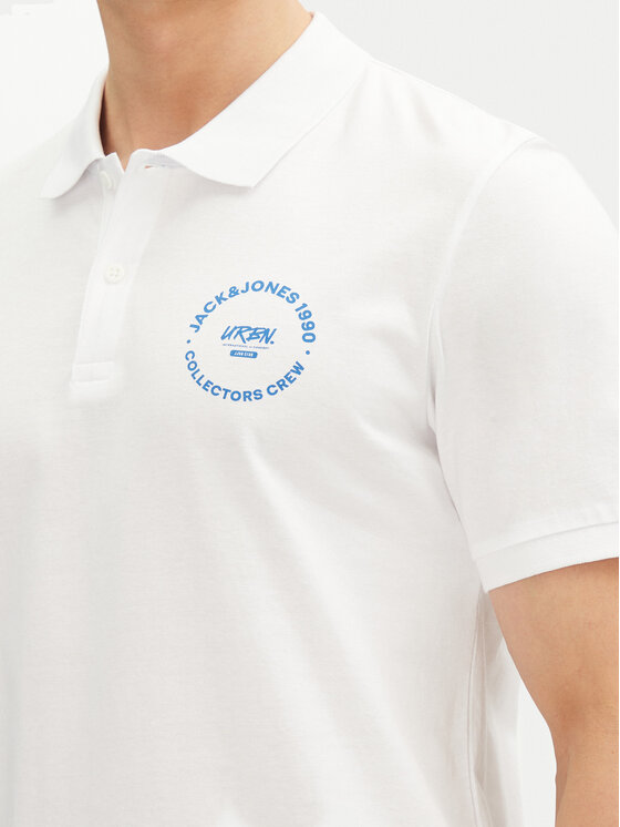 Jack & Jones Jack & Jones Polo Simon 12269299 Bijela Regular Fit