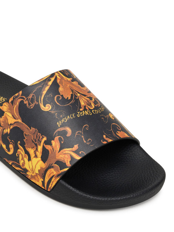 Versace Jeans Couture Шльопанці Versace Jeans Couture 79VA3SQ3 Чорний