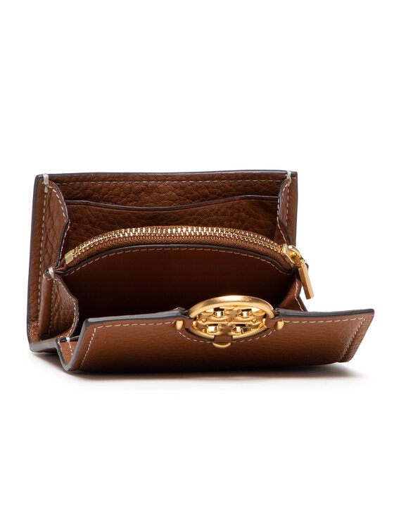 Tory Burch Piniginė Tory Burch Miller Mini Wallet 79394 Ruda