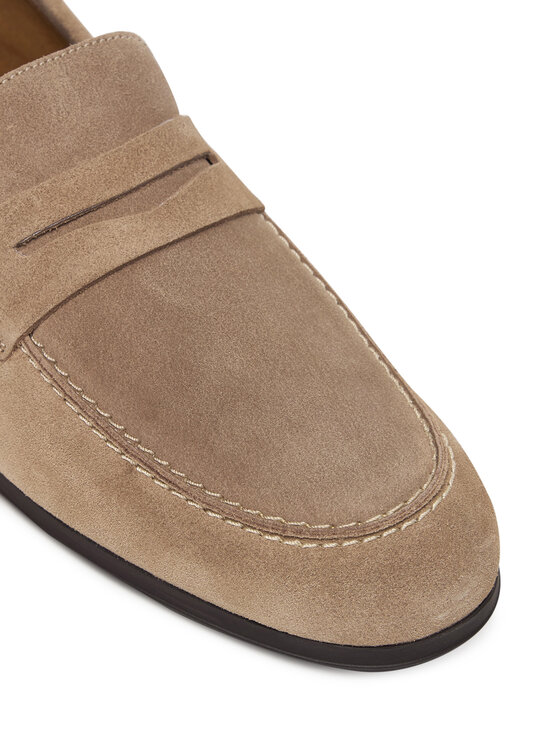 Tommy Hilfiger Lordsai Tommy Hilfiger Flexible Slim Suede Loafer FM0FM05745 Smėlio