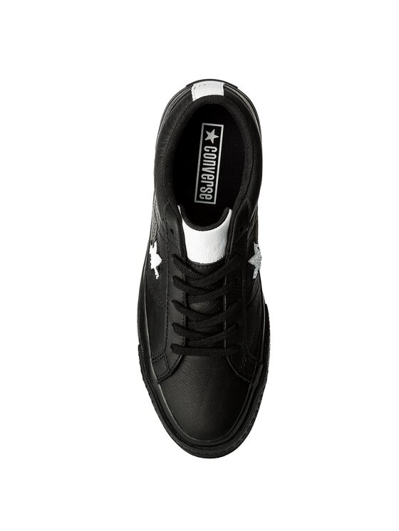 Converse Snīkeri Converse One Star Ox 159721C Melns