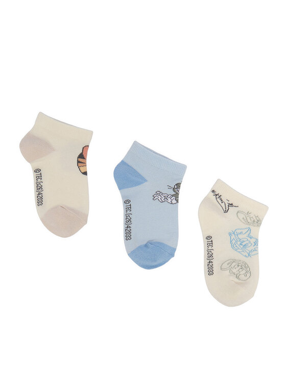 Tom & Jerry Dlhé ponožky Tom & Jerry CEO-ACCCS-SS26-209WBTJ(3-PACK) Farebná