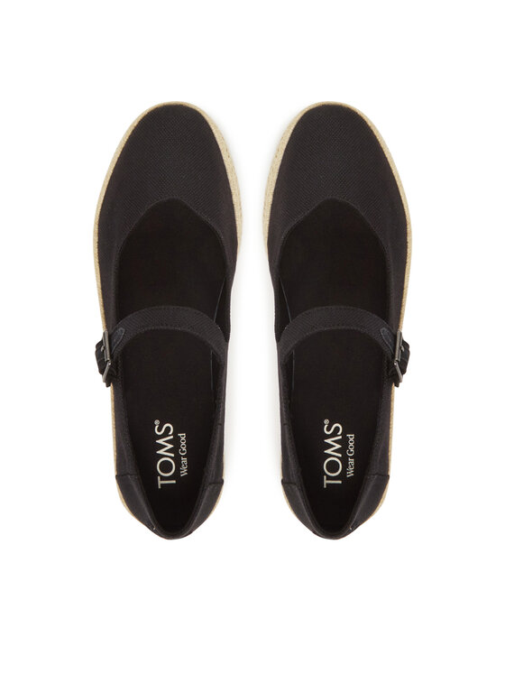Toms Еспадрили Toms Carolina Mary Jane 10021878 Черен