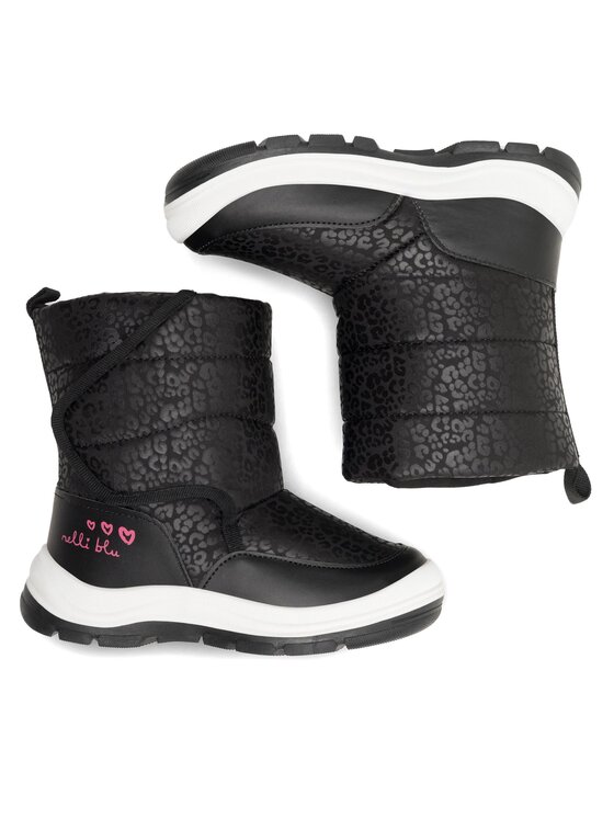 Nelli Blu Členková obuv Nelli Blu CM230224-2 Čierna