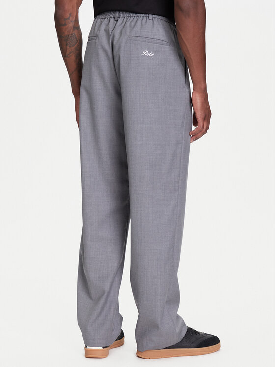Kappa Kappa Pantalones de tela 62131TW Gris Regular Fit