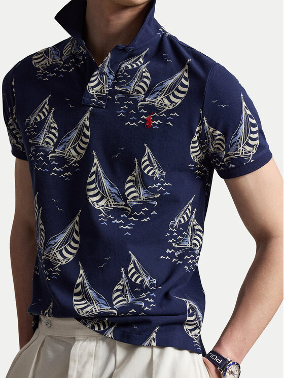 Polo Ralph Lauren Polo Ralph Lauren Polo 710B18828001 Azul marino Custom Slim Fit