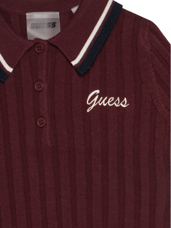 Guess Guess Polo J5BP01 Z1152 Guinda/burdeos Regular Fit