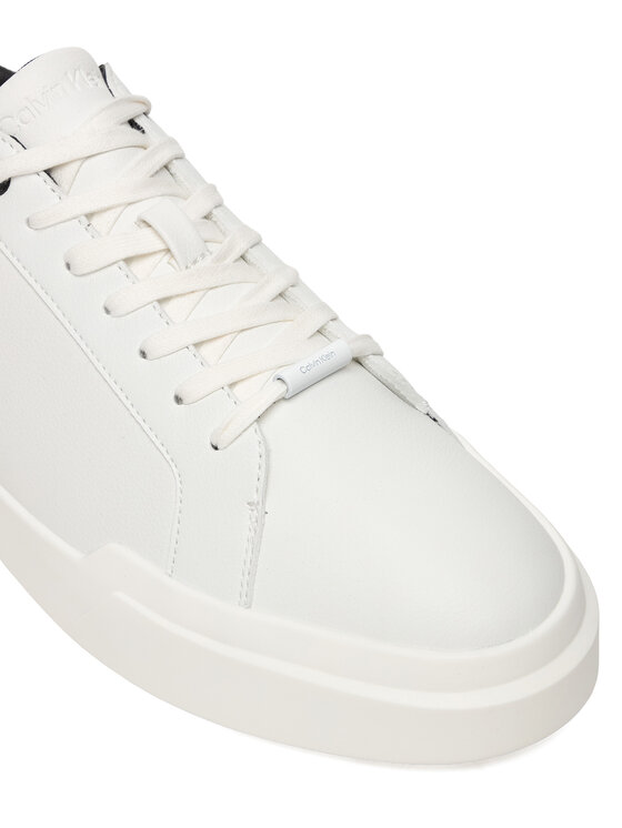 Calvin Klein Sneakers Calvin Klein Chunky Cupsole Laceup Clean Lth HM0HM02239 Bianco