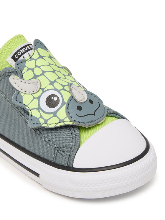 Converse Кеди Converse Chuck Taylor All Star One Strap Dinos Easy-On A15901C Сірий