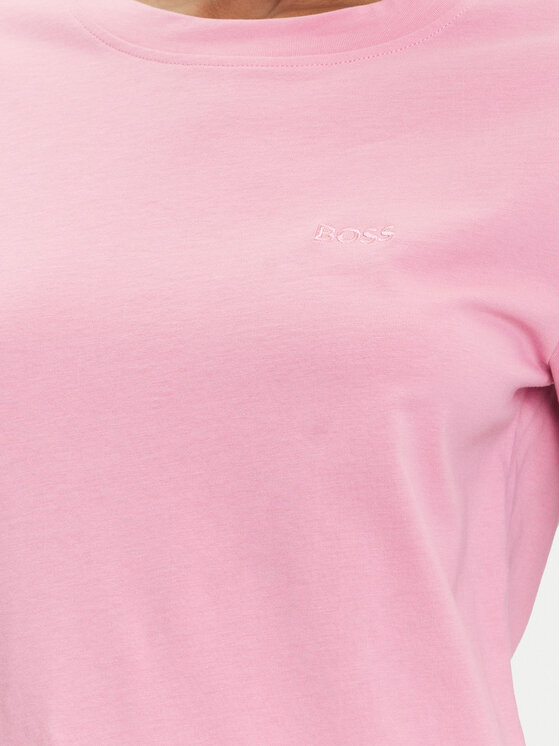 BOSS BOSS Marškinėliai C_Esogo_1 50506973 Rožinė Slim Fit