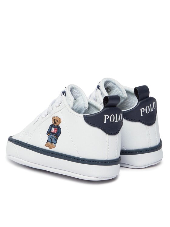 Polo Ralph Lauren Sneakersy Polo Ralph Lauren RL100690 Biela