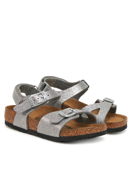 Birkenstock Sandały Birkenstock 1029477 S Srebrny