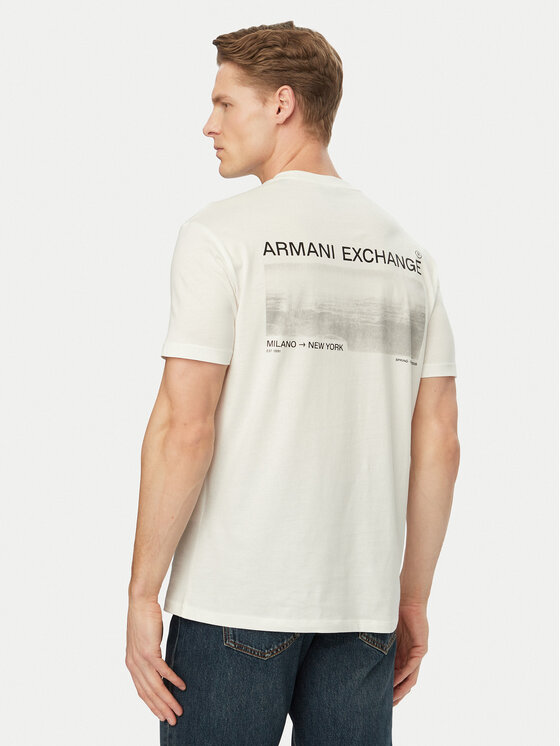 Armani Exchange Armani Exchange Camiseta XM002490 AF10358 U0009 Blanco Regular Fit