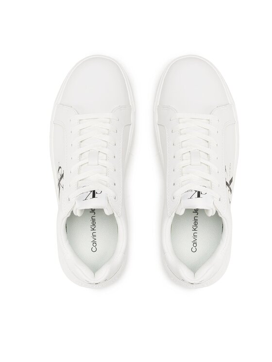Calvin Klein Jeans Sneakers Calvin Klein Jeans Chunky Cupsole Mono Lh YM0YM00681 Alb