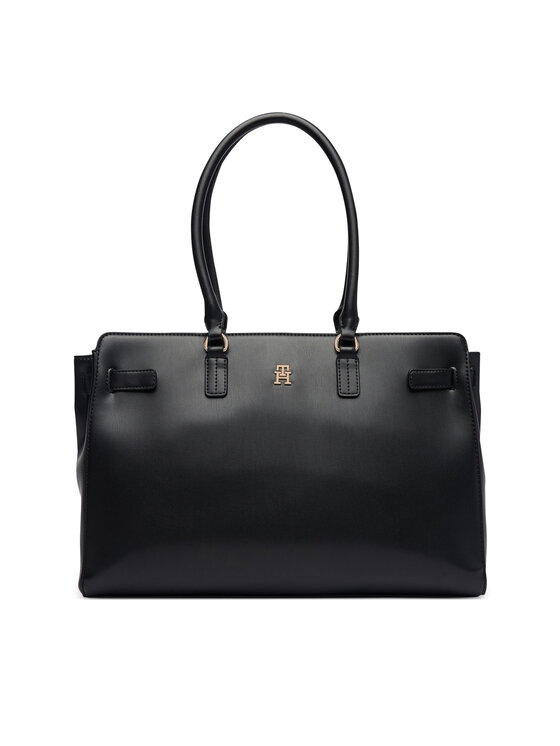 Tommy Hilfiger Kabelka Tommy Hilfiger AW0AW19069 Čierna