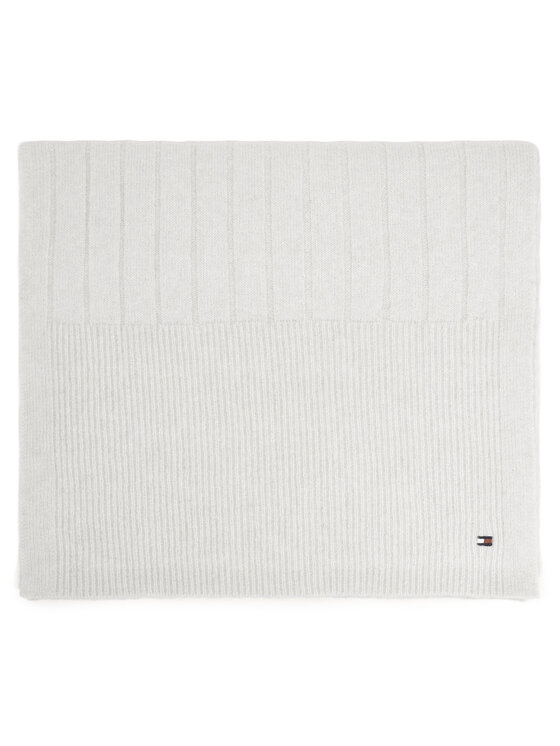 Tommy Hilfiger Šallīte Tommy Hilfiger Flag Fluffy AW0AW17787 Pelēks