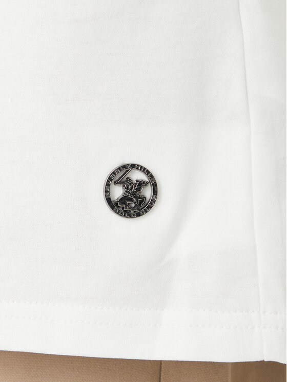 Beverly Hills Polo Club Beverly Hills Polo Club Camiseta M1623-HR Blanco Regular Fit