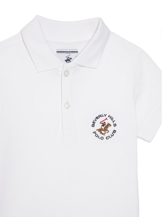 Beverly Hills Polo Club Beverly Hills Polo Club Polo P-SS26B-P42560 Blanco Regular Fit