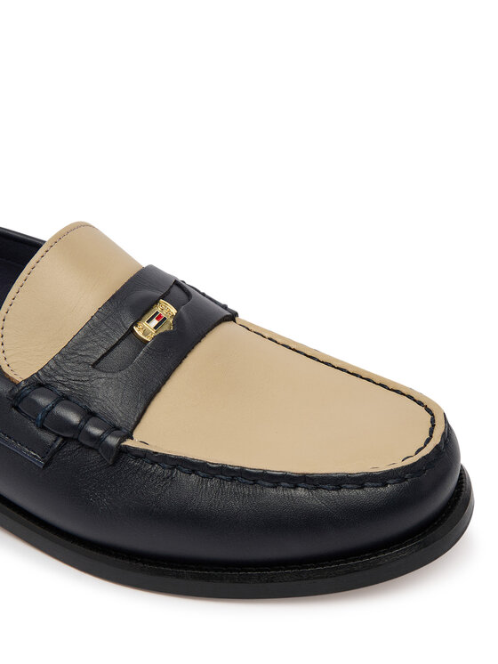 Tommy Hilfiger Mokasinke Tommy Hilfiger Penny Crust FM0FM05836 Tamnoplava