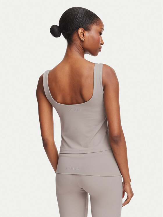 Guess Guess Top V6YP18 K4788 Beige oscuro Slim Fit