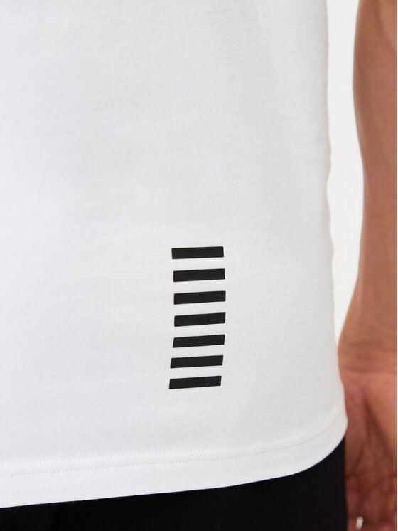 EA7 Emporio Armani EA7 Emporio Armani Футболка 8NPT27 PJVQZ 1100 Білий Regular Fit