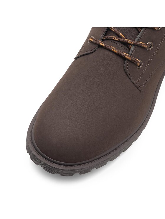 Lanetti Šnurovacia obuv Lanetti MYL8491-1 Hnedá