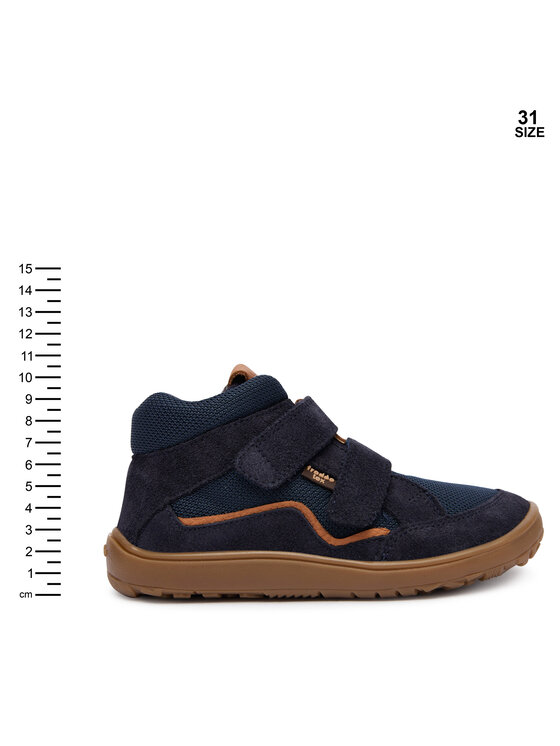 Froddo Šnurovacia obuv Froddo Barefoot Tex Autumn G3110266 D Tmavomodrá