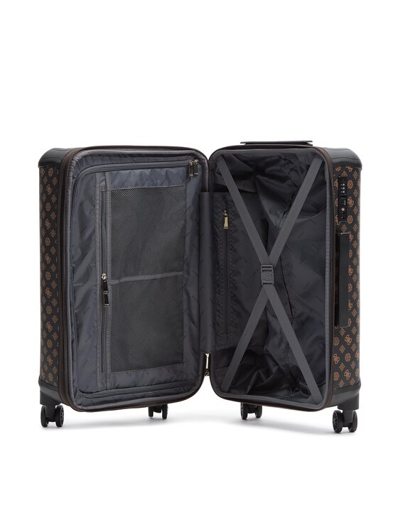 Guess Vidutinio dydžio lagaminas Guess Wilder (P) Travel TWP745 29820 Ruda