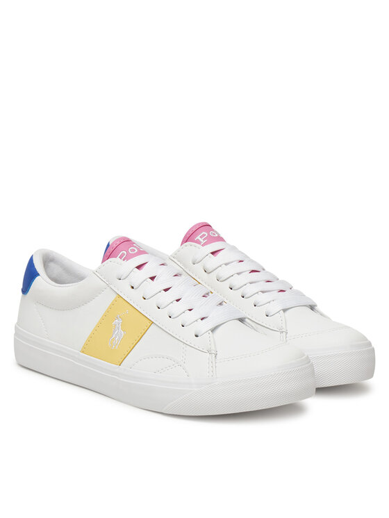 Polo Ralph Lauren Sneakersy Polo Ralph Lauren Ryley RL02447101 Biela