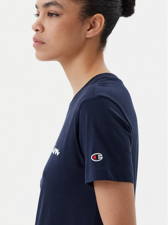 Champion Champion Футболка 118090 Cиній Slim Fit