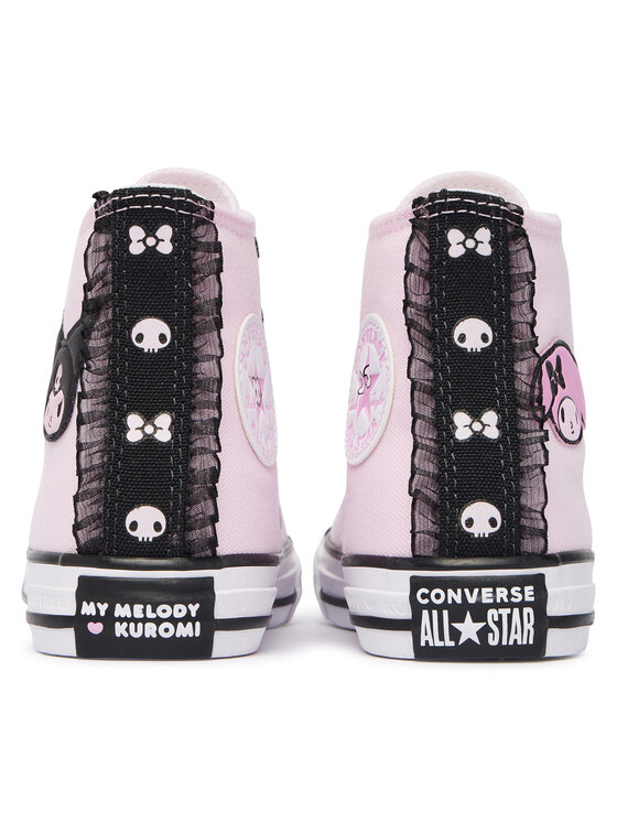 Converse Trampki Converse Chuck Taylor All Star Hi X My Melody Kuromi A21838C Różowy jasny